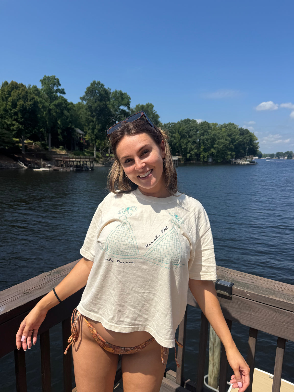 Custom Bikini Top Boxy Tee