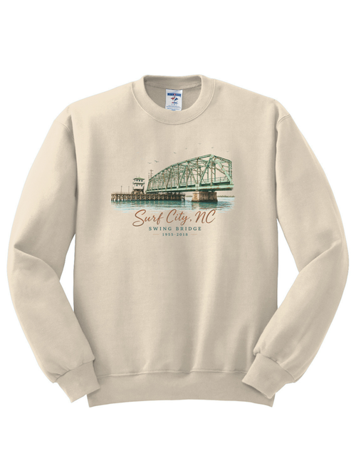 Surf City Swing Bridge Crew Neck