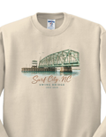 Surf City Swing Bridge Crew Neck